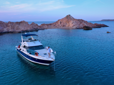Cala Pregonda en barco