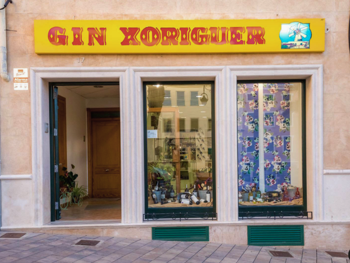Tienda de gin en Mahón