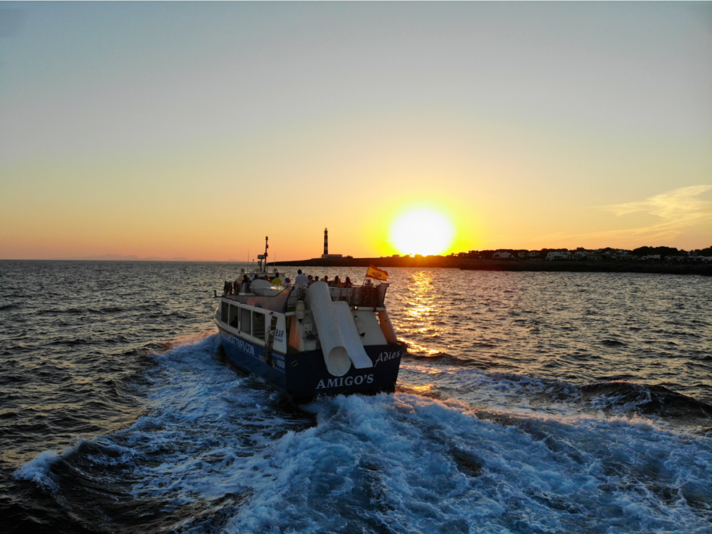 Amigo's boat trip Menorca