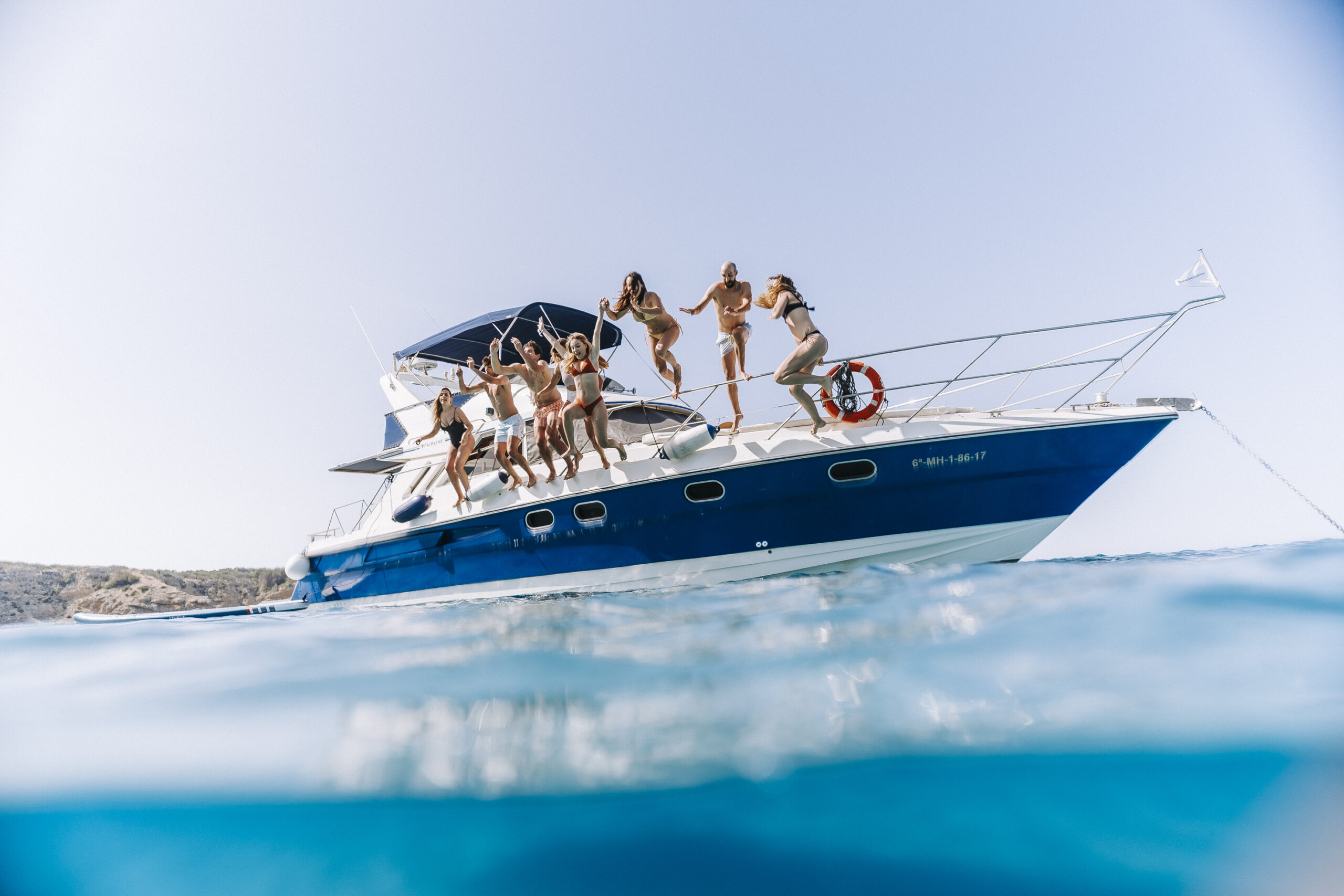 Menorca en barco