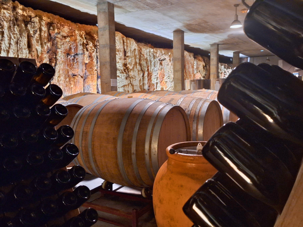 vino en la bodega