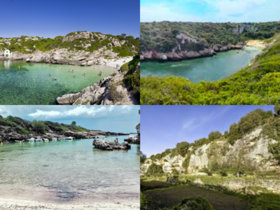 Cala Binidalí, Cala Biniparratx y Cala Binissafúller